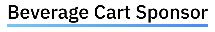 Beverage Cart Sponsor